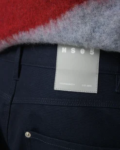 Highsnobiety HS05 Oxford Canvas Carpenter Trousers Navy- Pants