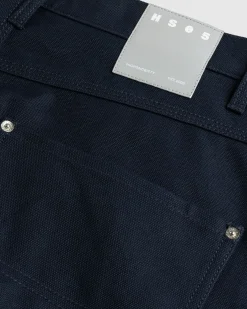 Highsnobiety HS05 Oxford Canvas Carpenter Trousers Navy- Pants