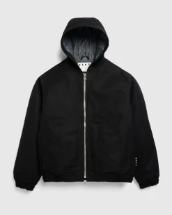 Highsnobiety HS05 Oxford Canvas Insulated Jacket Black- Outerwear