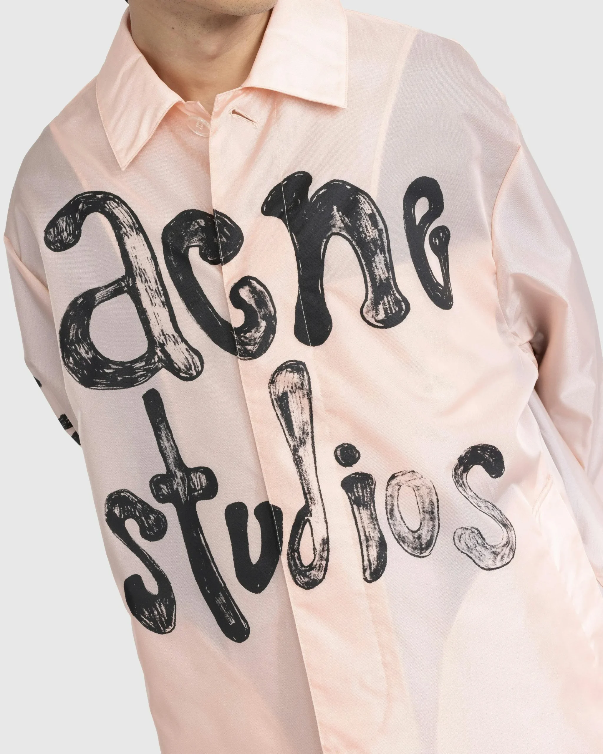 Acne Studios Packable Trench Coat Pink- Outerwear
