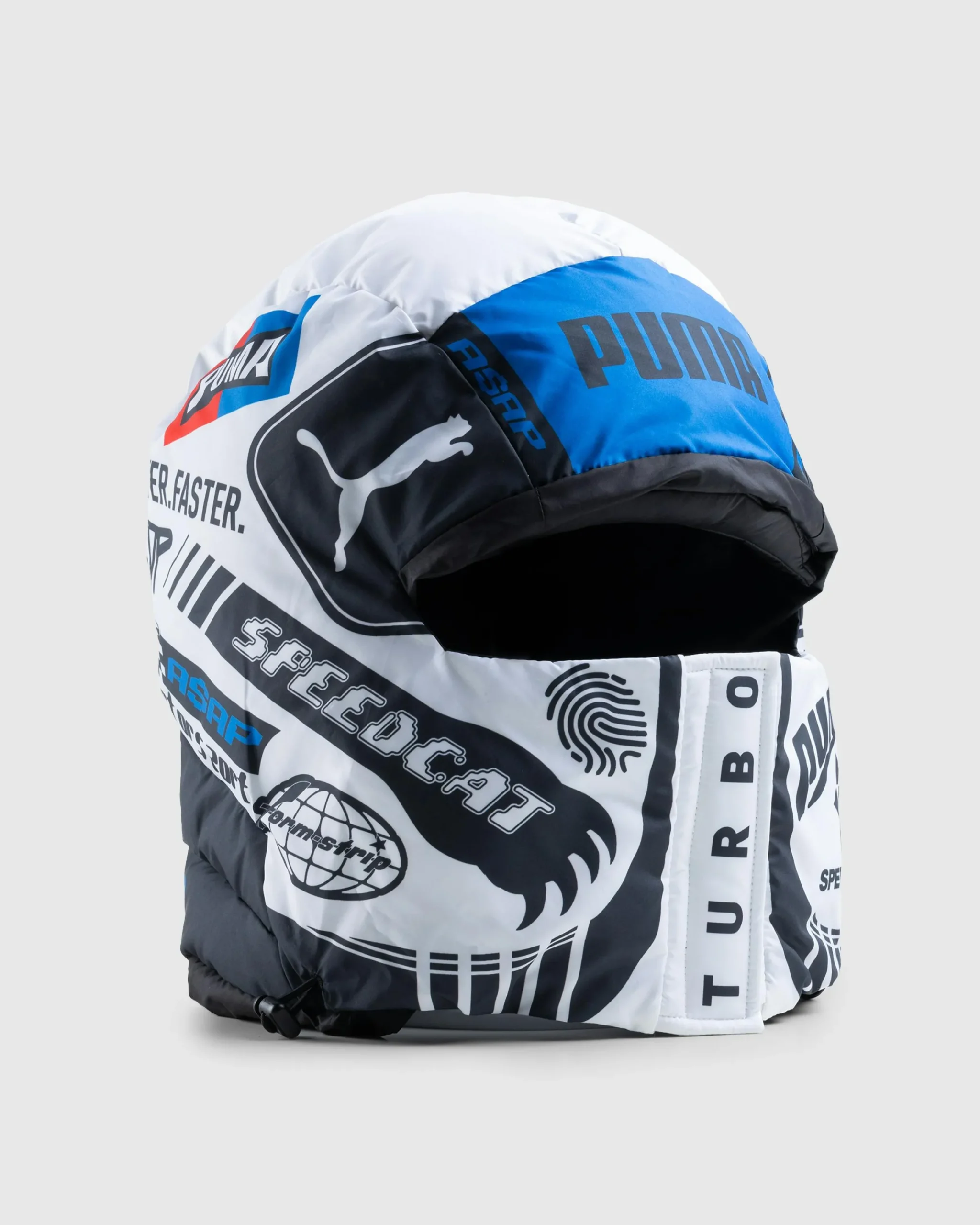 Puma Padded Balaclava White/Team Royal- Hats