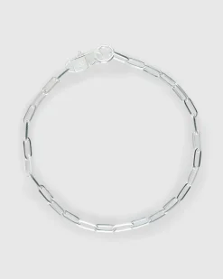 Hatton Labs Paperclip Bracelet Sterling Silver- Jewelry