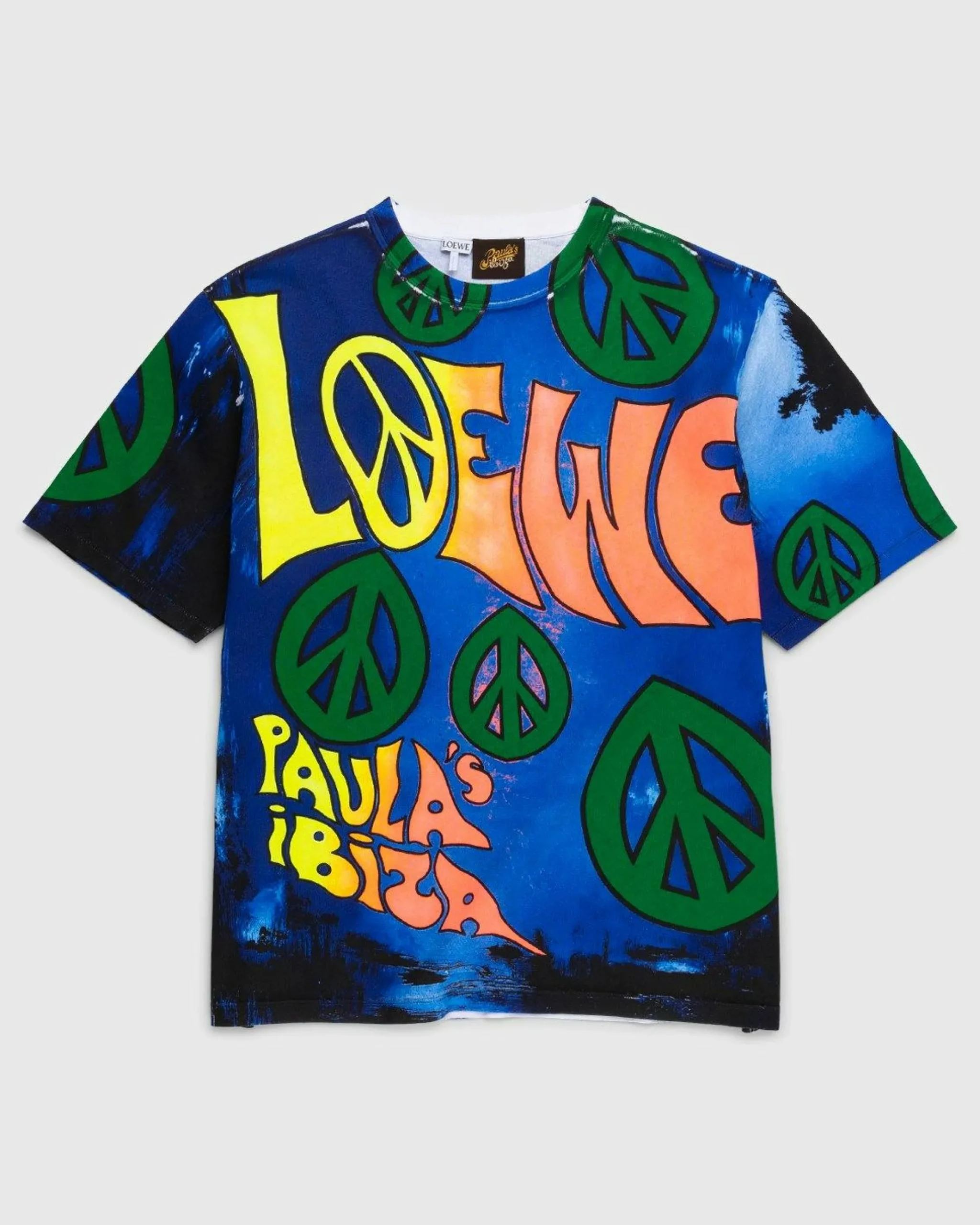 Loewe Paula's Ibiza Peace Print T-Shirt Multi- Tops