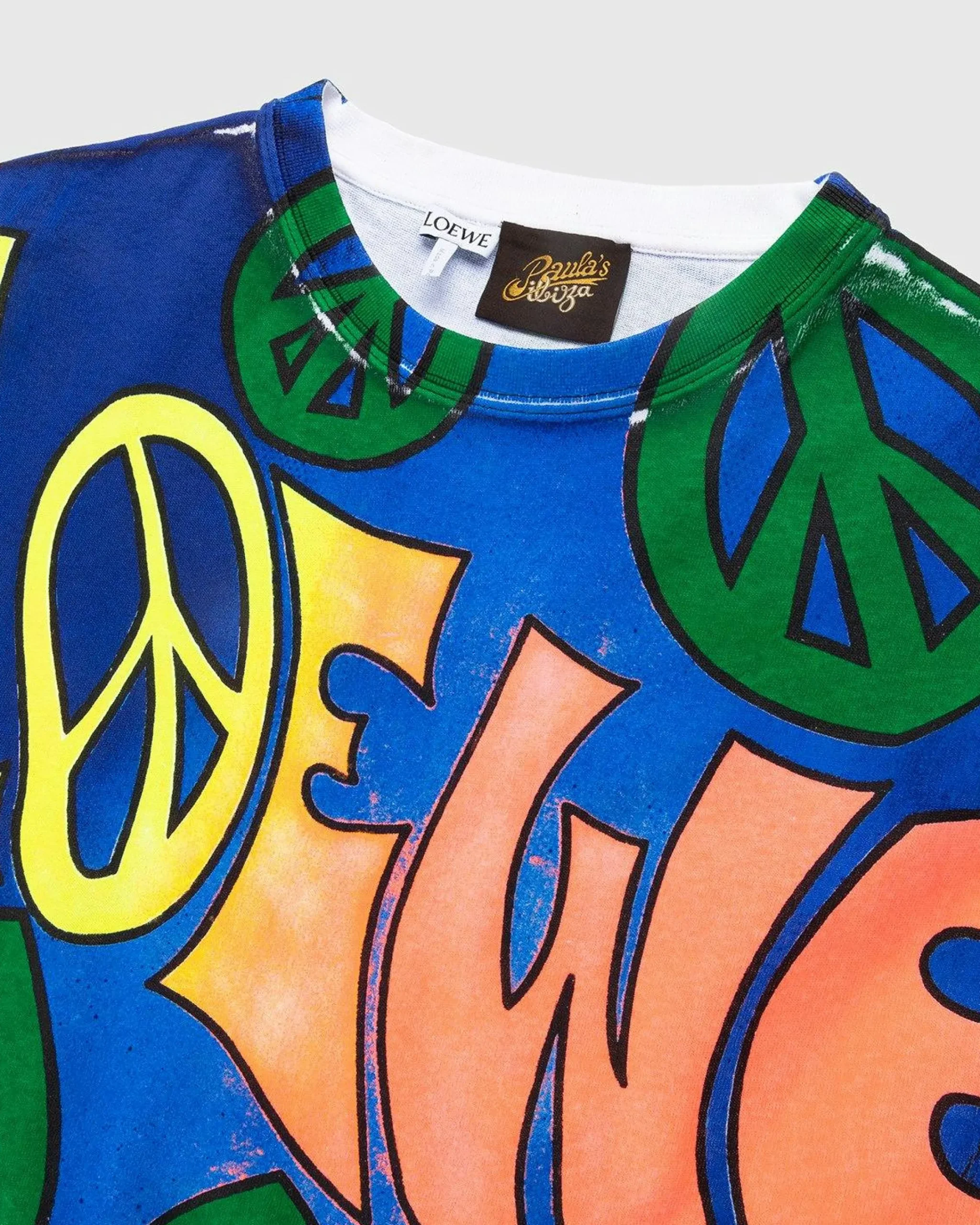 Loewe Paula's Ibiza Peace Print T-Shirt Multi- Tops