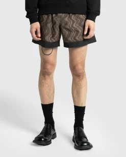Dries van Noten Phibbs Swim Shorts Ombre Brown- Swimwear