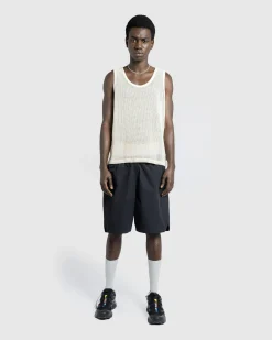 Highsnobiety HS05 Pigment Dyed Mesh Tank Top- Tops