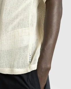 Highsnobiety HS05 Pigment Dyed Mesh T-Shirt- Tops