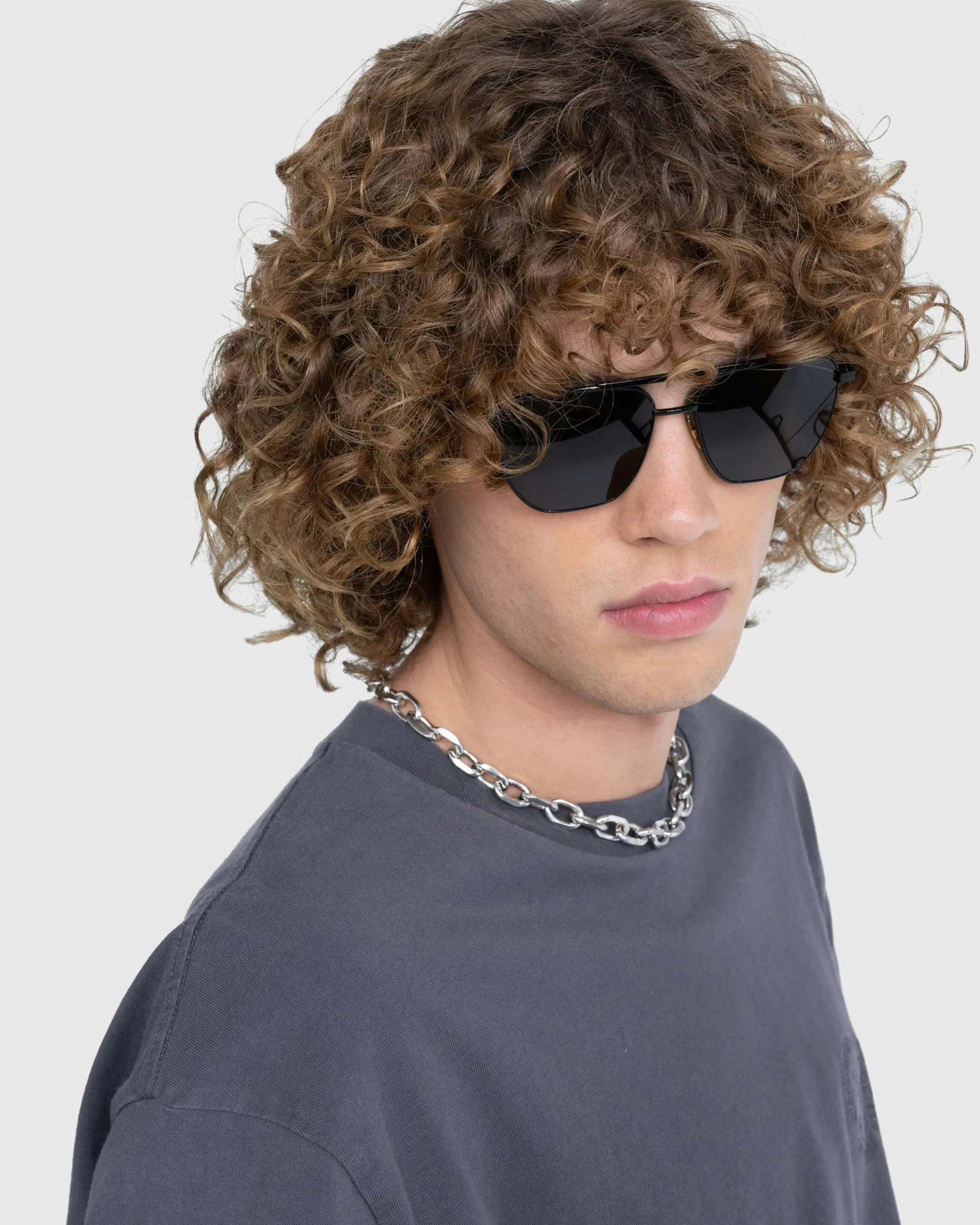 Bottega Veneta Pilot Square Frame Sunglasses- Sunglasses