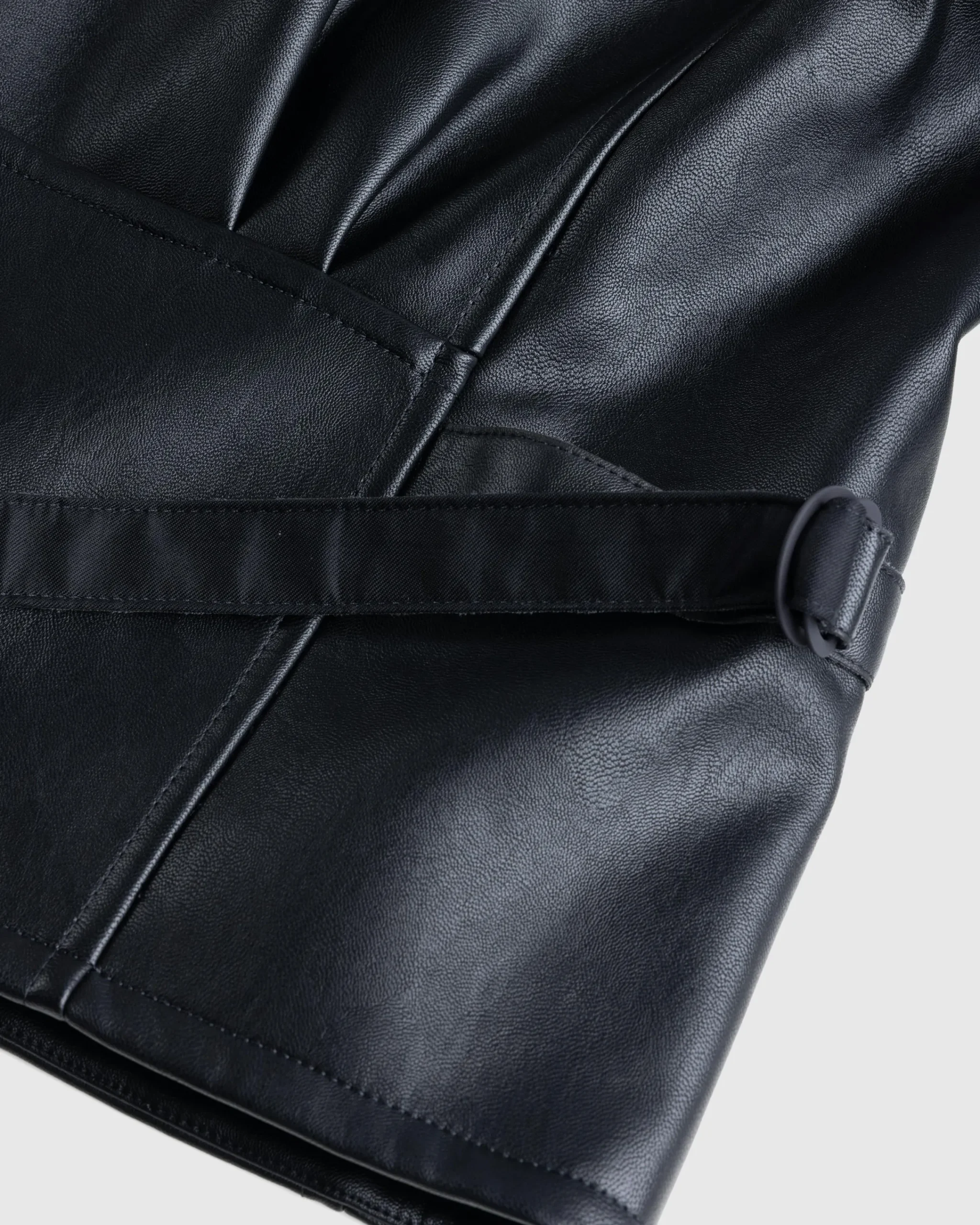 Y-3 Pleather Jacket- Outerwear