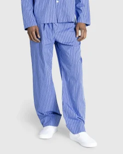 Tekla Poplin Pyjamas Pants Boro Stripes- Underwear And Loungewear