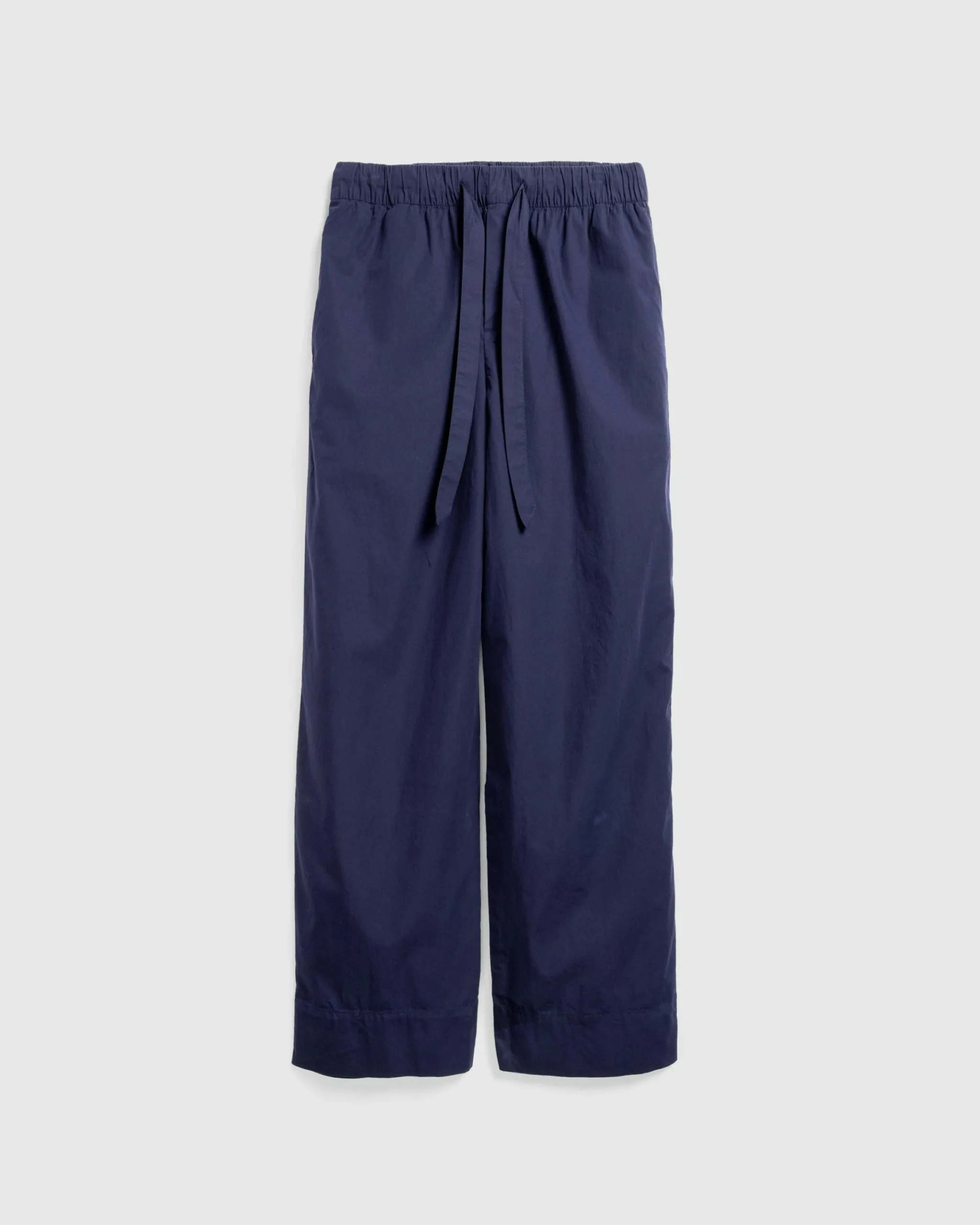 Tekla Poplin Pyjamas Pants True Navy- Underwear And Loungewear