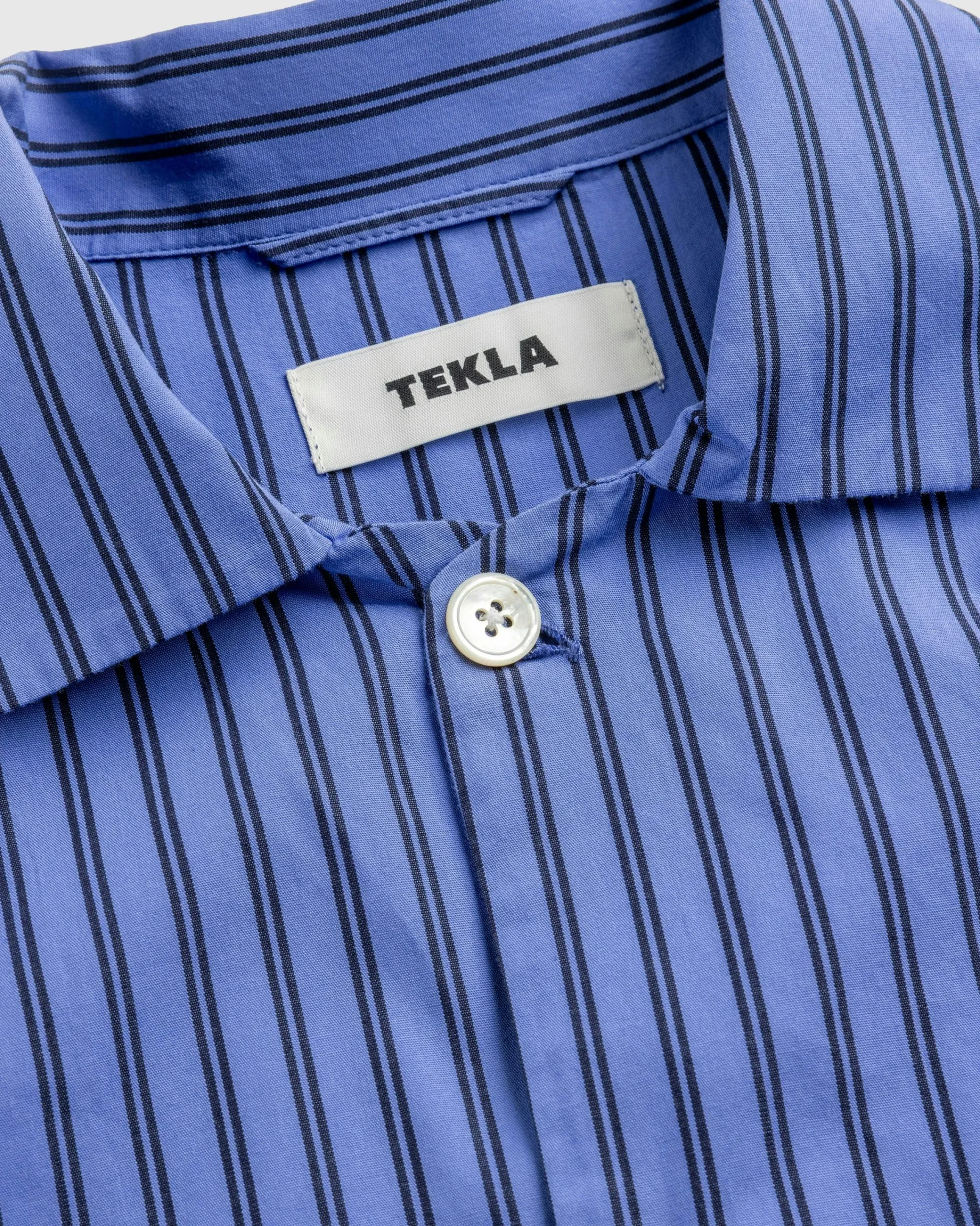 Tekla Poplin Pyjamas Shirt Boro Stripes- Underwear And Loungewear