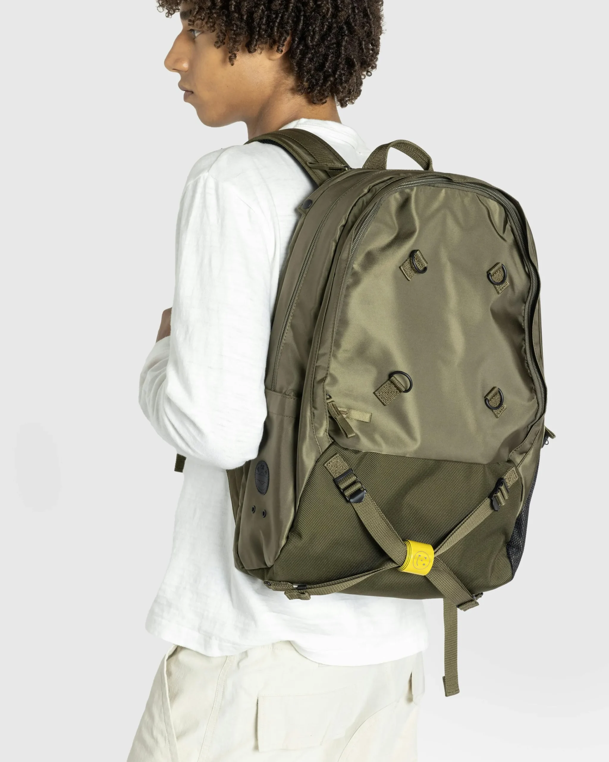 Porter-Yoshida & Co. POTR Ride Daypack With Bicycle Chain Olive Green- Bags