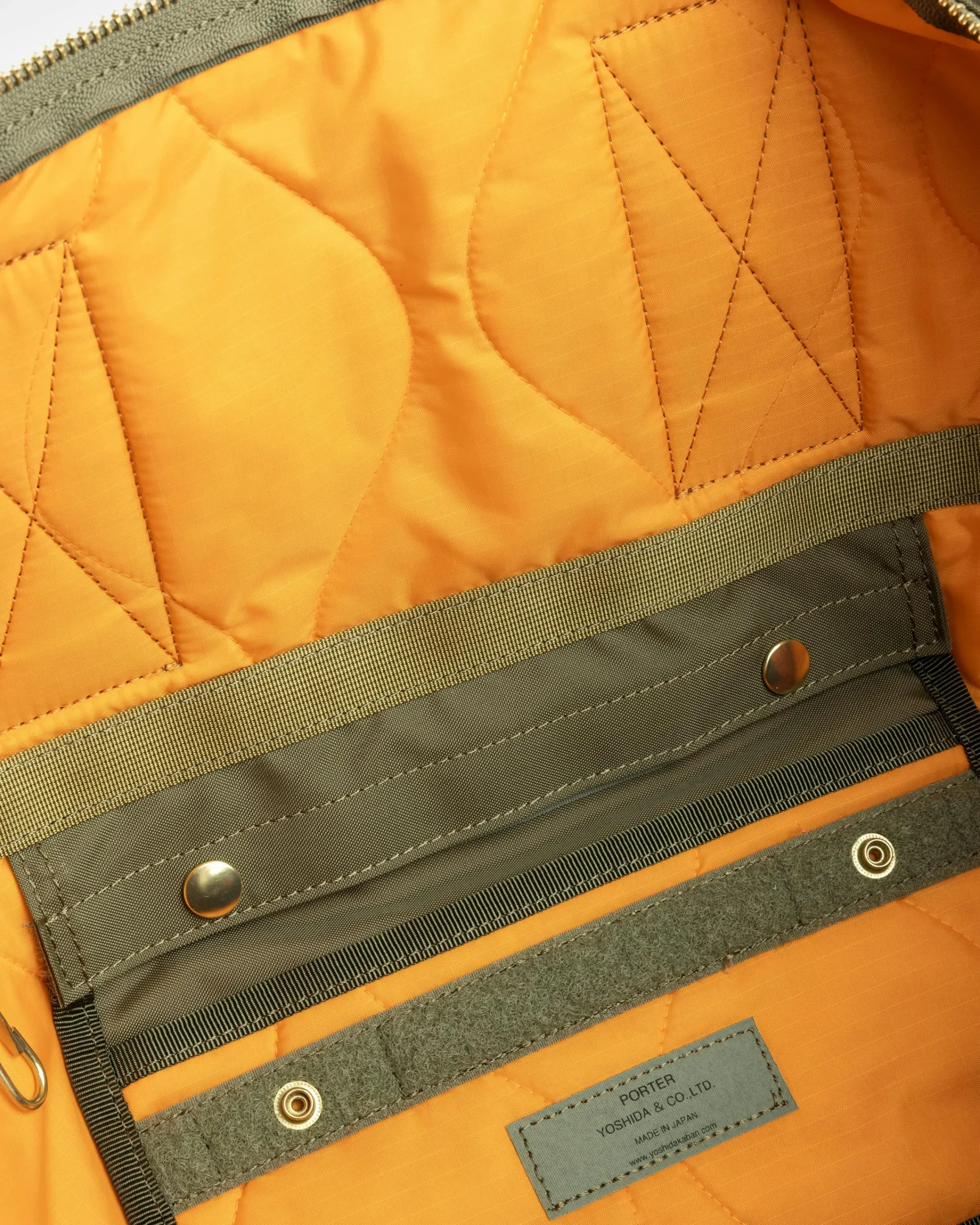 Porter-Yoshida & Co. POTR Ride Daypack With Bicycle Chain Olive Green- Bags