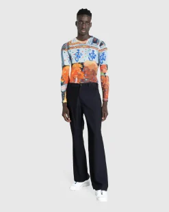J.W. Anderson Pride Sheer Long-sleeve- Tops