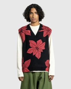 J.W. Anderson Printed V-Neck Vest- Knitwear