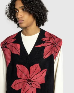 J.W. Anderson Printed V-Neck Vest- Knitwear