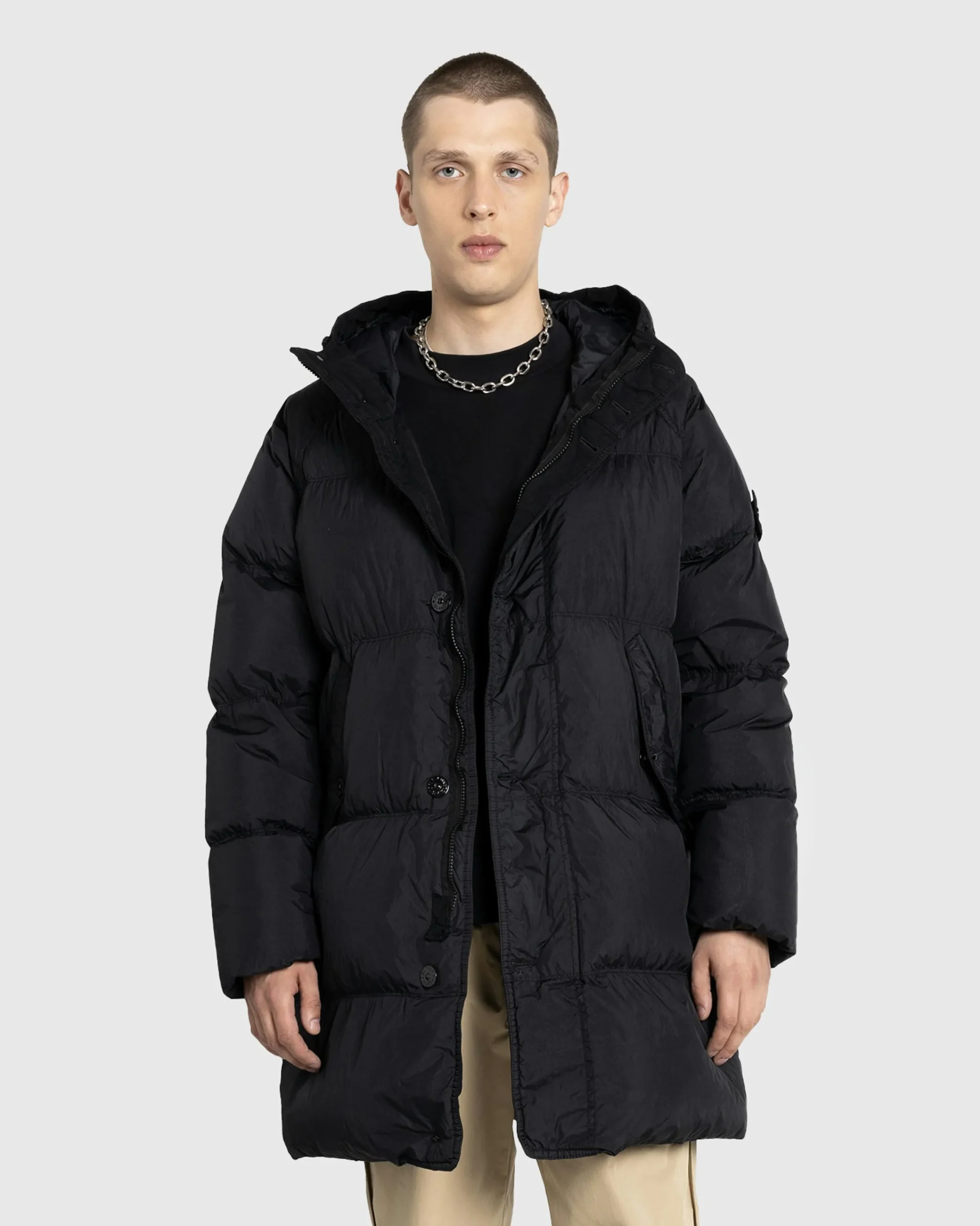 Stone Island Real Down Blouson- Outerwear