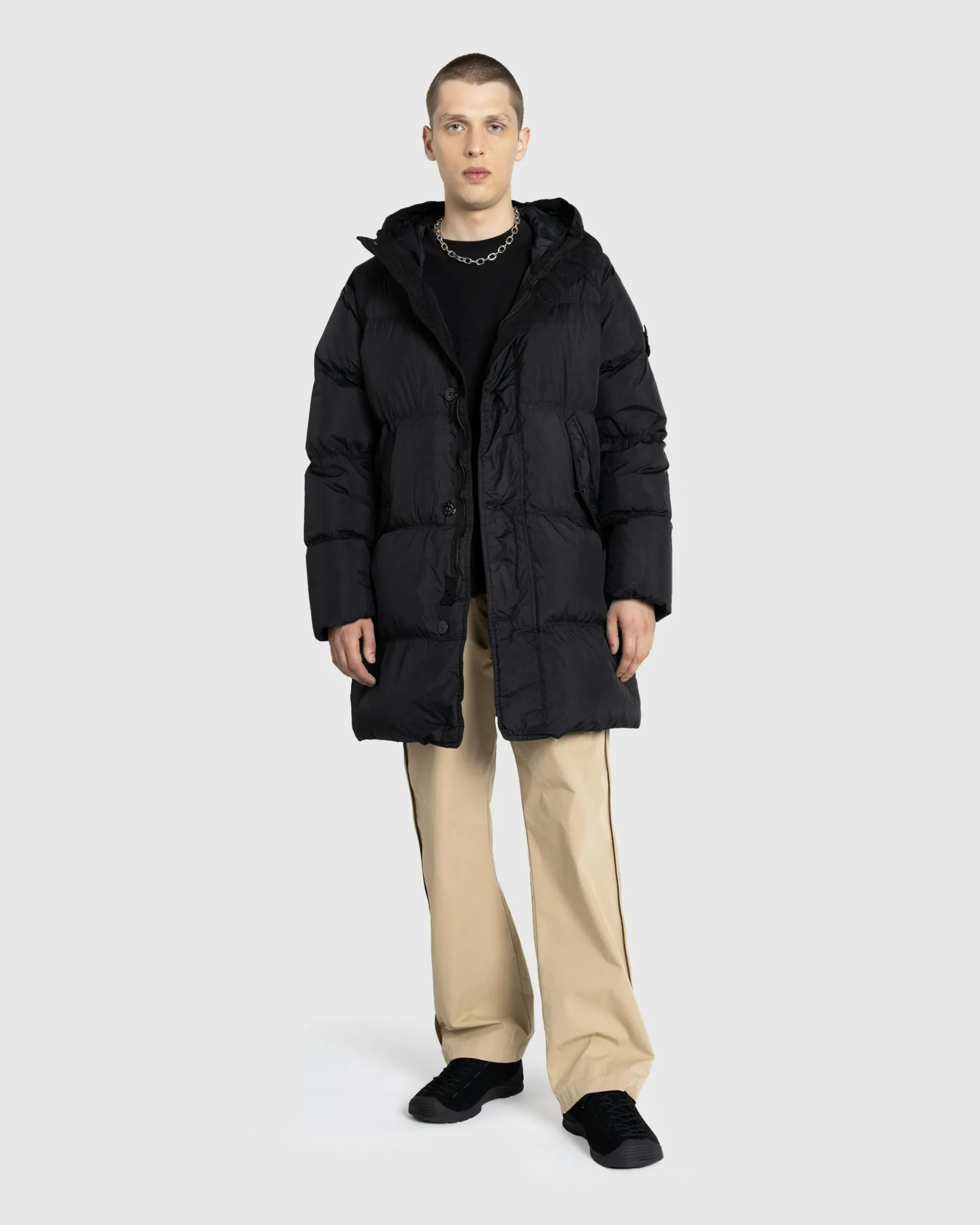 Stone Island Real Down Blouson- Outerwear