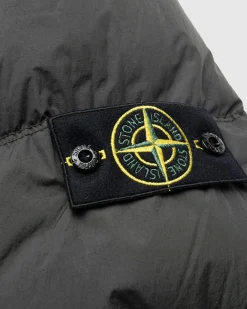 Stone Island Real Down Jacket Lead Grey- Outerwear