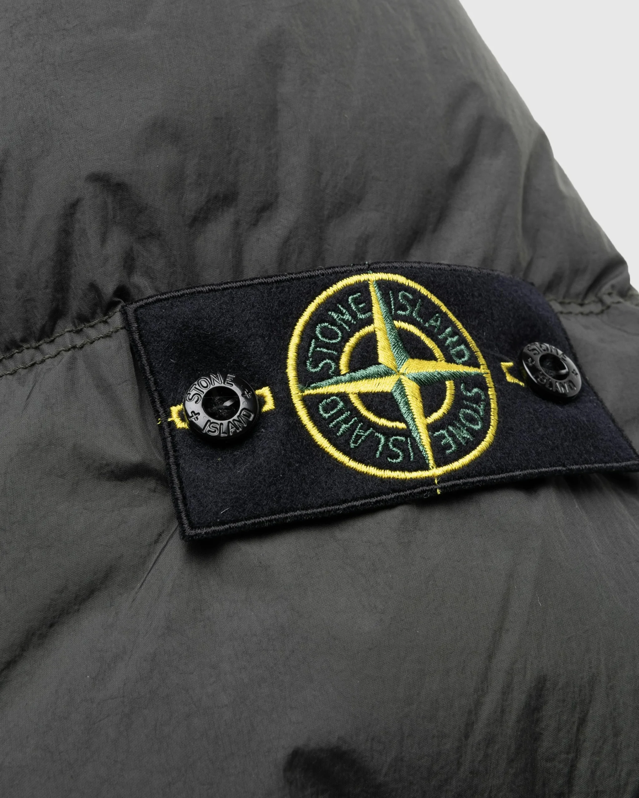 Stone Island Real Down Jacket Lead Grey- Outerwear