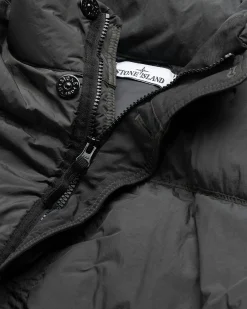Stone Island Real Down Jacket Lead Grey- Outerwear