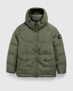 Stone Island Real Down Jacket- Outerwear