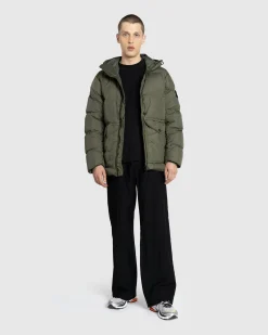 Stone Island Real Down Jacket- Outerwear