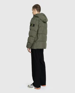 Stone Island Real Down Jacket- Outerwear