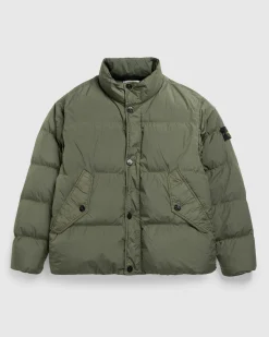 Stone Island Real Down Jacket- Outerwear