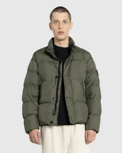 Stone Island Real Down Jacket- Outerwear