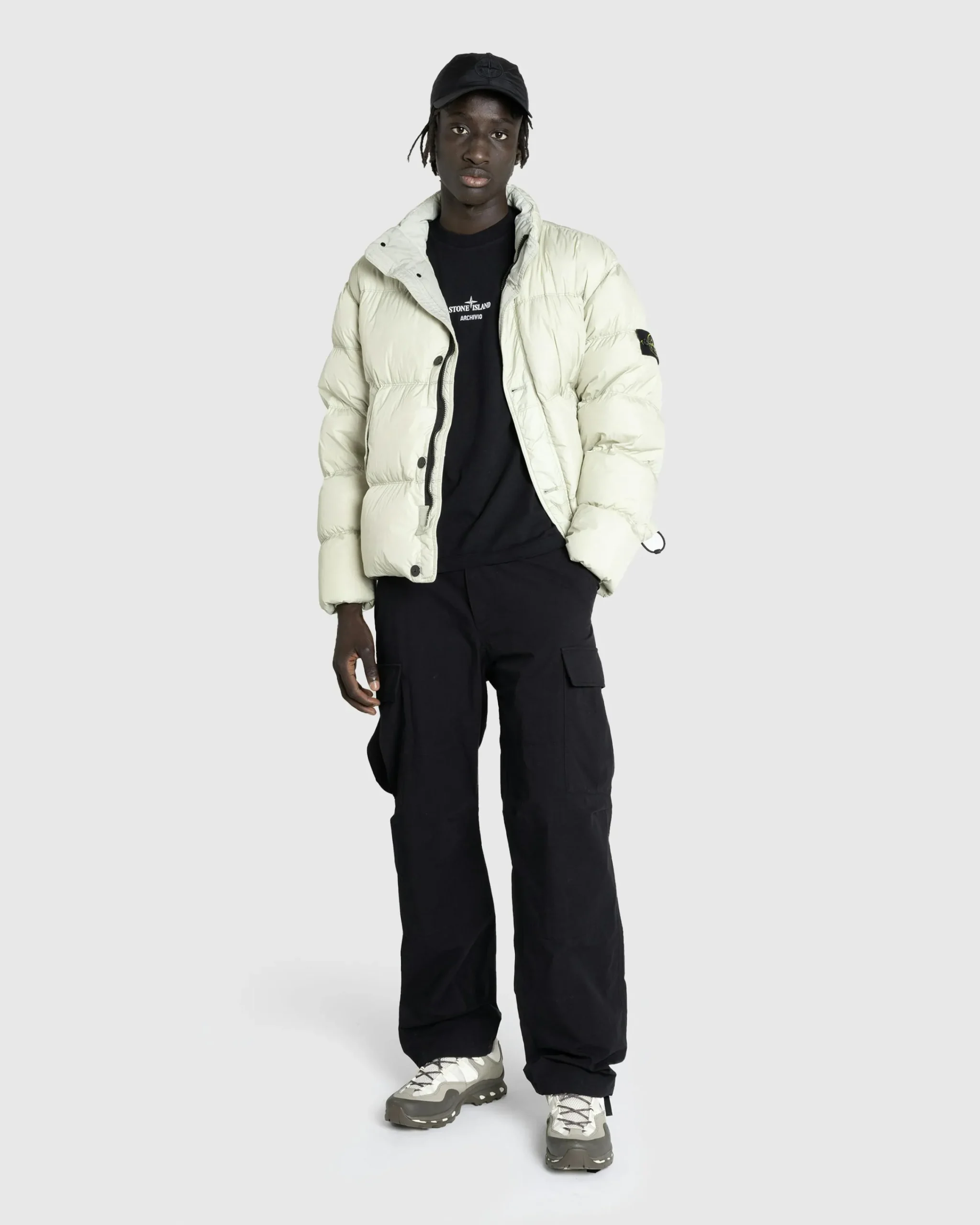 Stone Island Real Down Jacket- Outerwear
