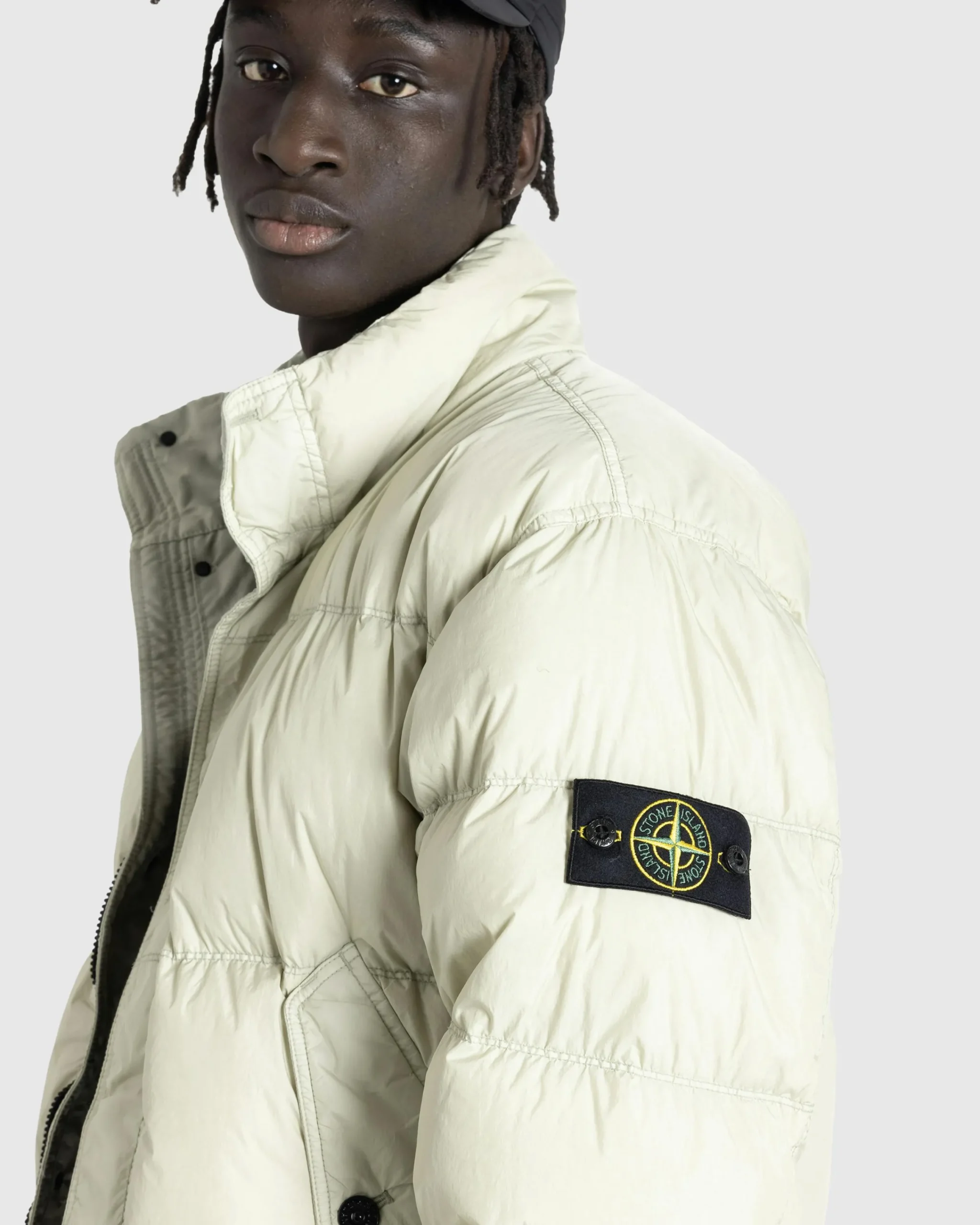 Stone Island Real Down Jacket- Outerwear