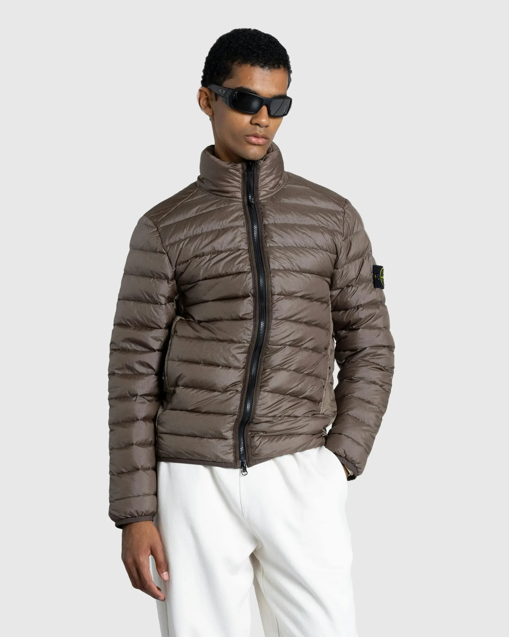 Stone Island Real Down Jacket- Outerwear