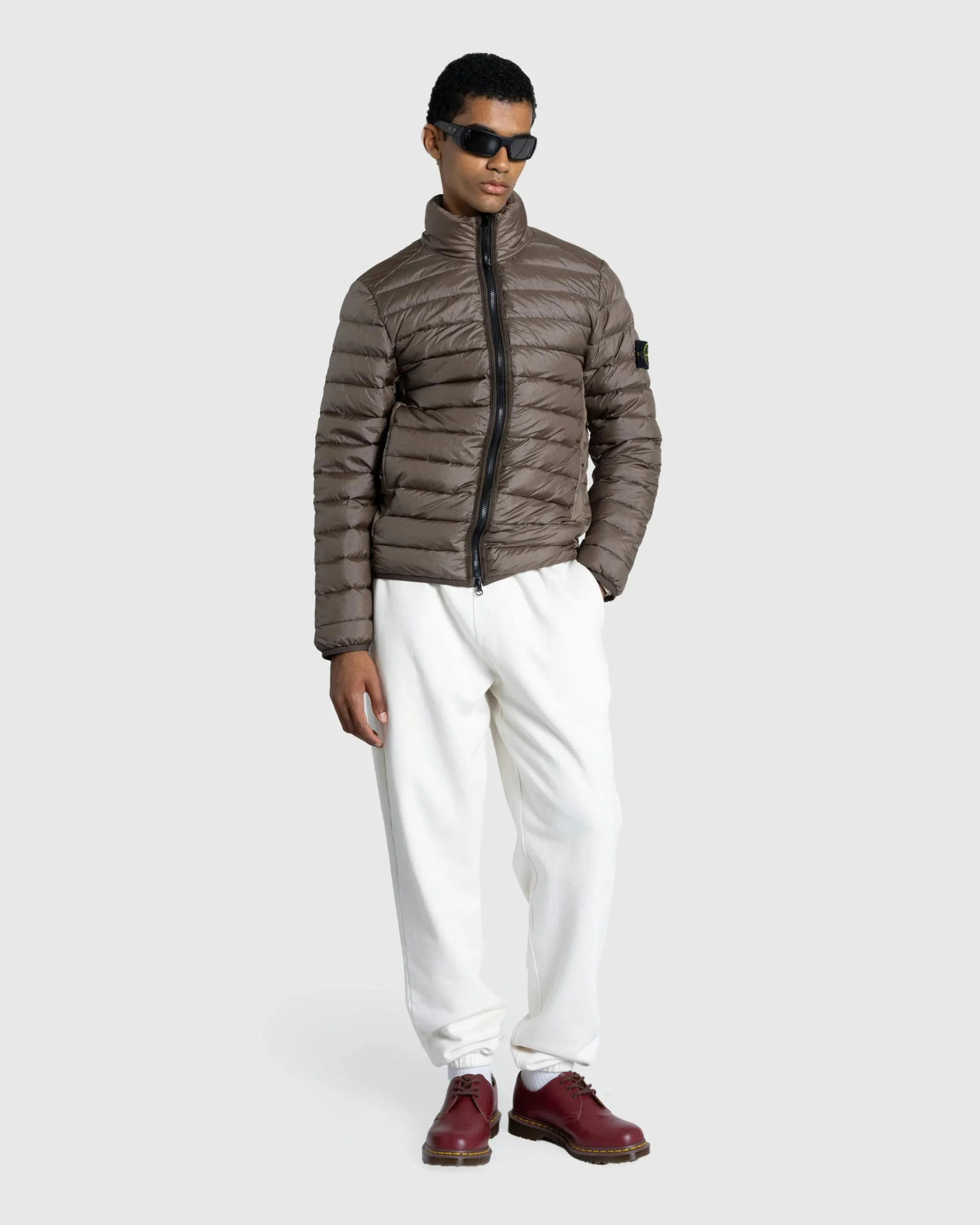 Stone Island Real Down Jacket- Outerwear