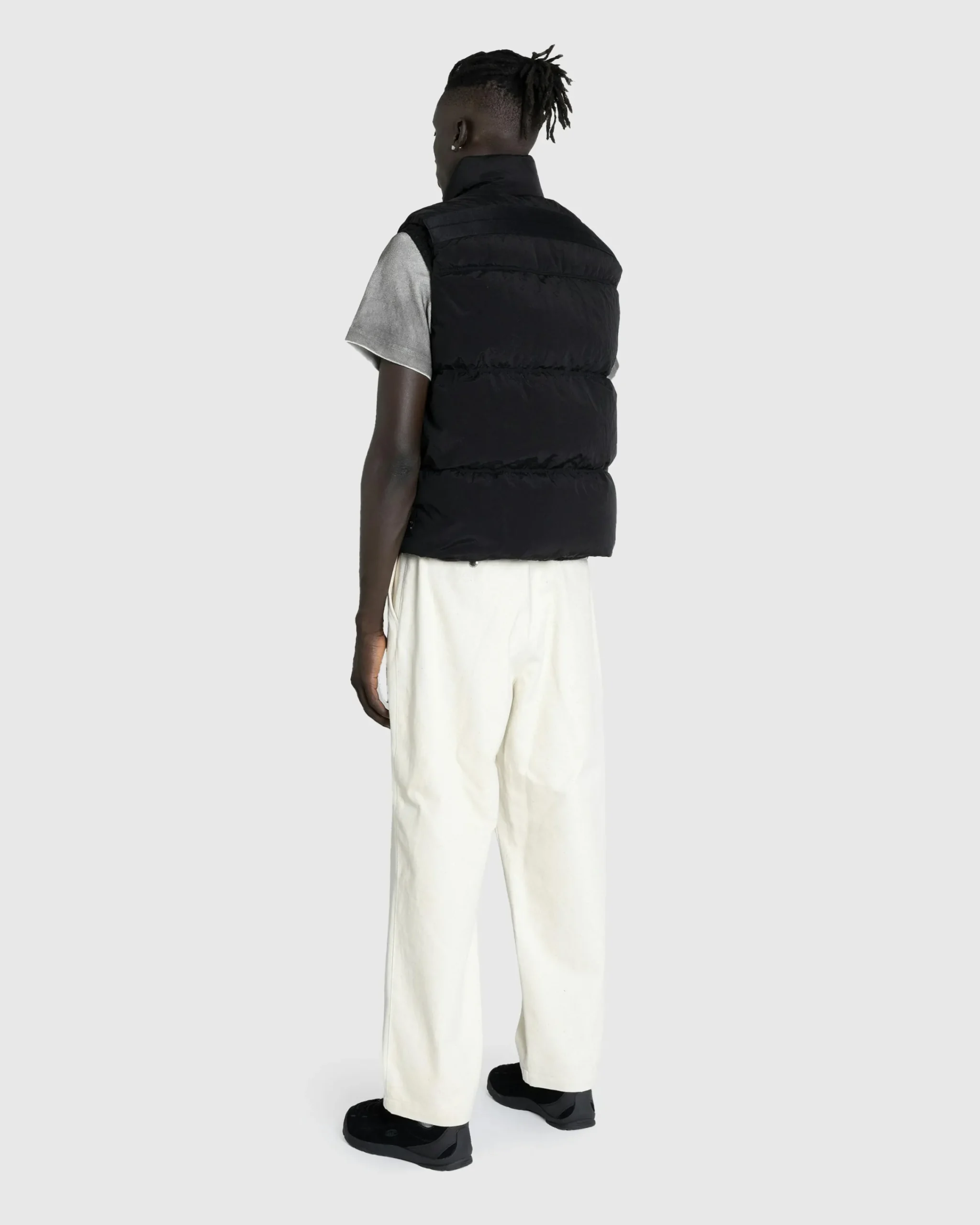 Stone Island Real Down Vest- Outerwear