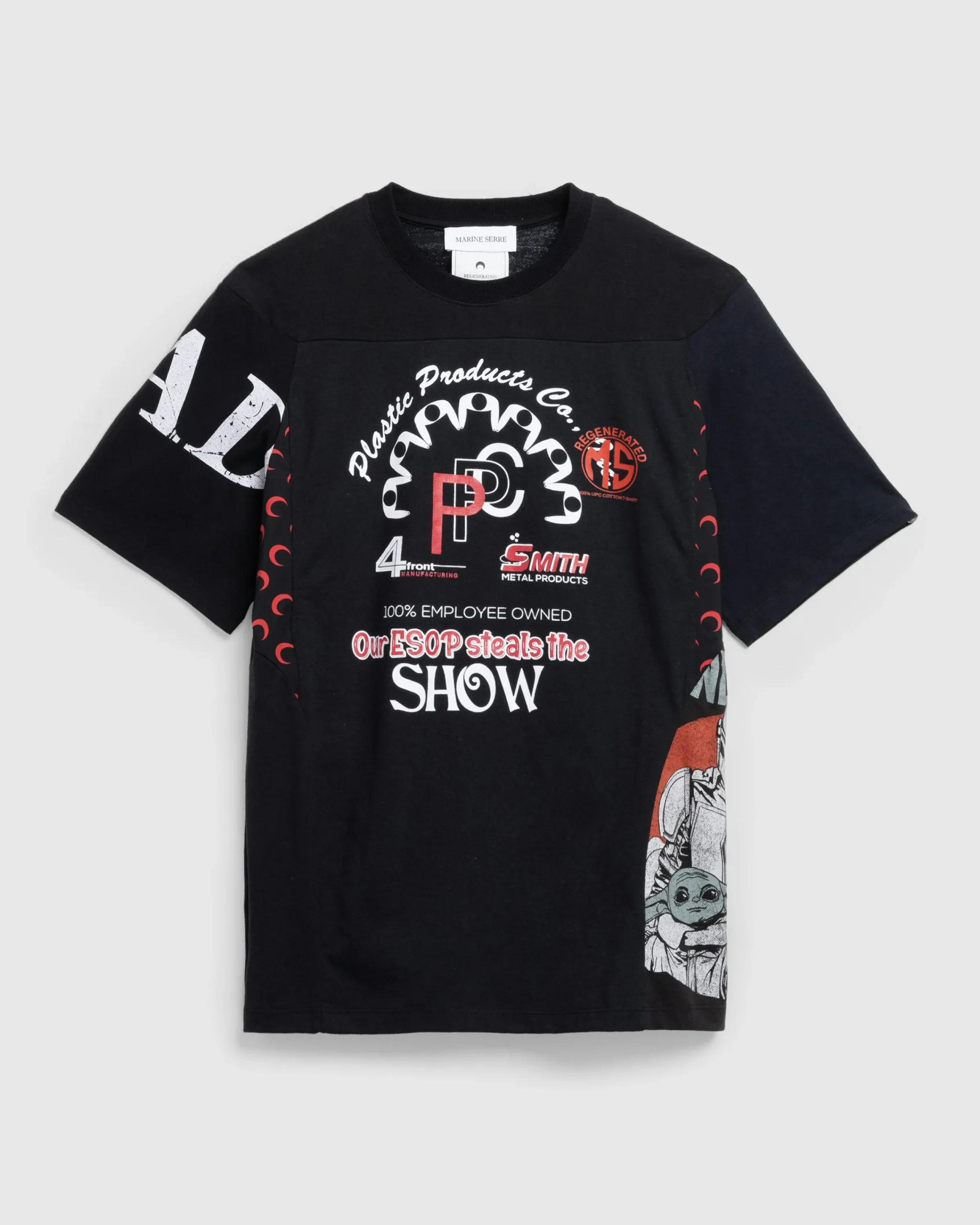 Marine Serre Regenerated Graphic T-Shirt- Tops