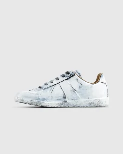 Maison Margiela Replica Bianchetto Sneaker Black/Glossy White- Sneakers