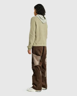 San San Gear Ribbed Hoodie Knit- Sweats