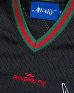 Awake NY Robo Hockey Jersey Black/Multi- Tops
