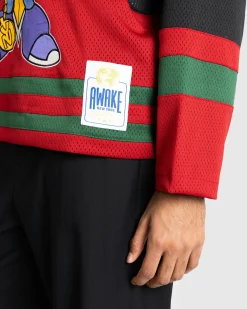 Awake NY Robo Hockey Jersey Black/Multi- Tops