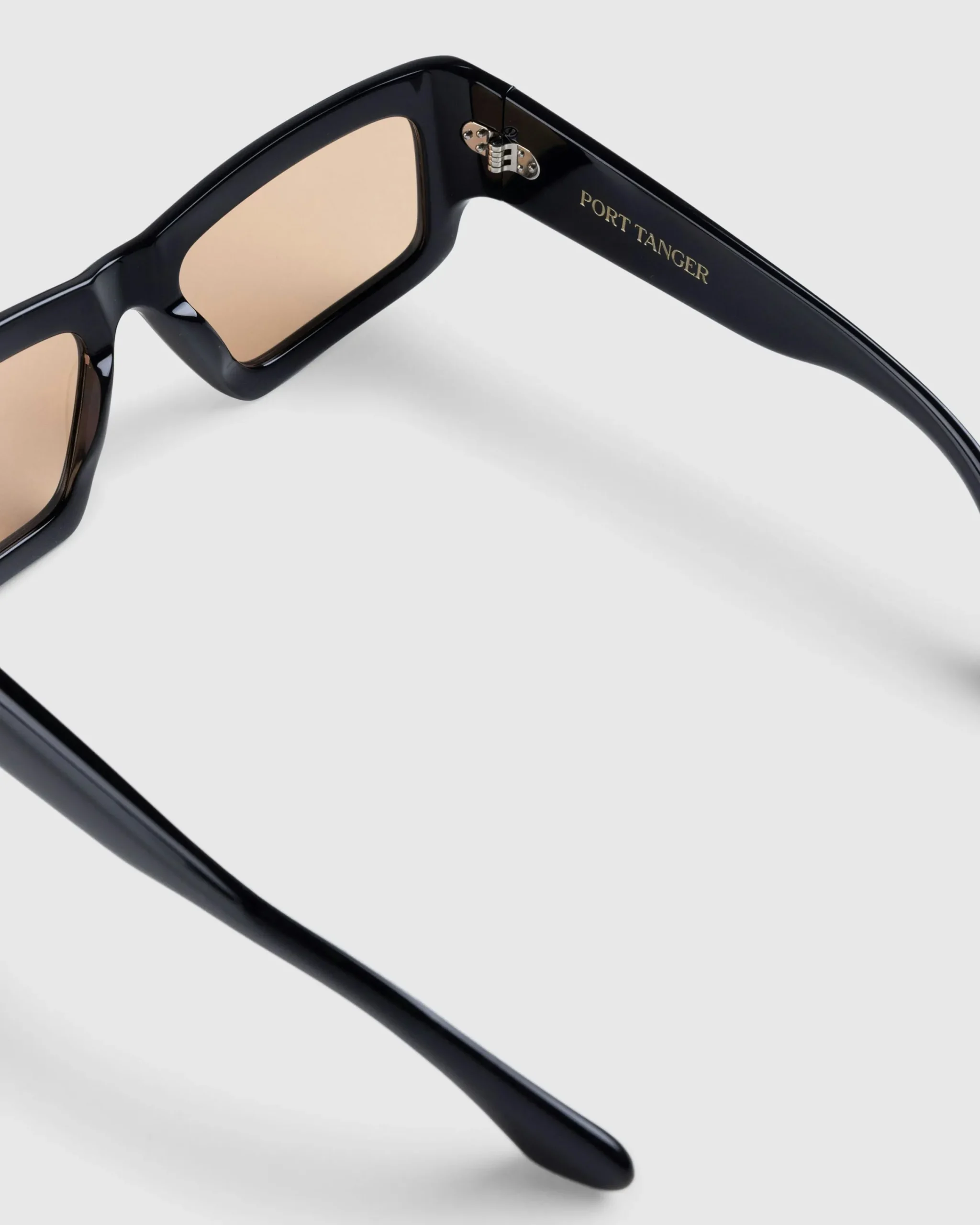 Port Tanger Sabea Black Acetate/Amber Lens- Sunglasses