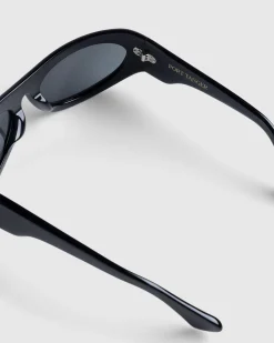 Port Tanger Safaa Black Acetate/Black Lens- Sunglasses