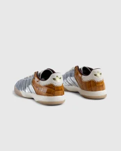 adidas Samba Metallic Silver/Brown/White- Sneakers
