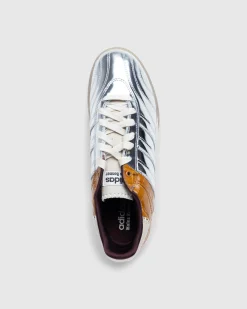 adidas Samba Metallic Silver/Brown/White- Sneakers