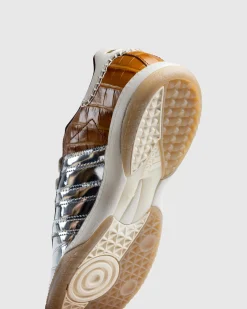 adidas Samba Metallic Silver/Brown/White- Sneakers