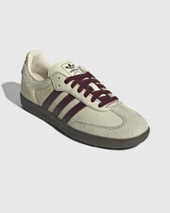 adidas Samba OG W White/Maroon- Sneakers