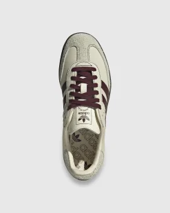 adidas Samba OG W White/Maroon- Sneakers