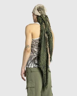 Jean Paul Gaultier Scarf Printed Cartouche- Scarves