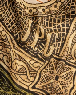 Jean Paul Gaultier Scarf Printed Cartouche- Scarves
